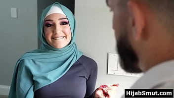 Youthfull muslim doll taught by her soccer coach